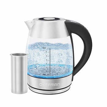 Chefman 1.8L Digital Precision Electric Kettle with Tea Infuser