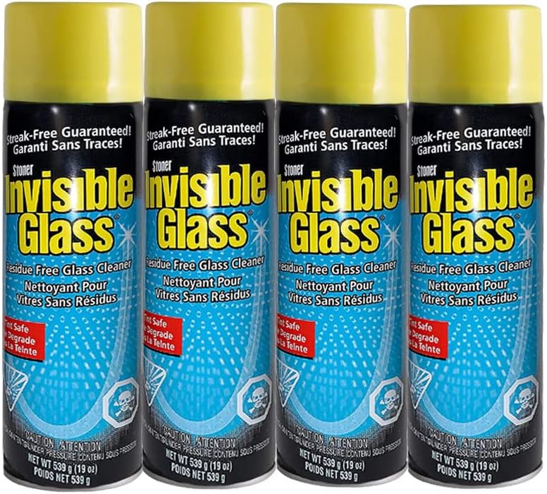 Invisible Glass Aerosol 4-pack, 19-oz
